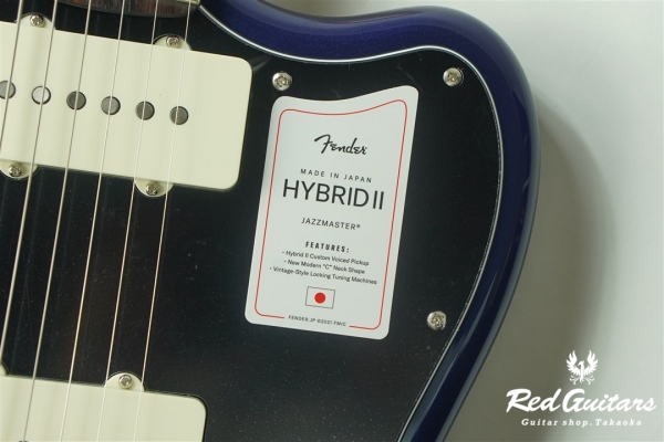 2021 Collection Made in Japan Hybrid II Jazzmaster - Azurite Metallic